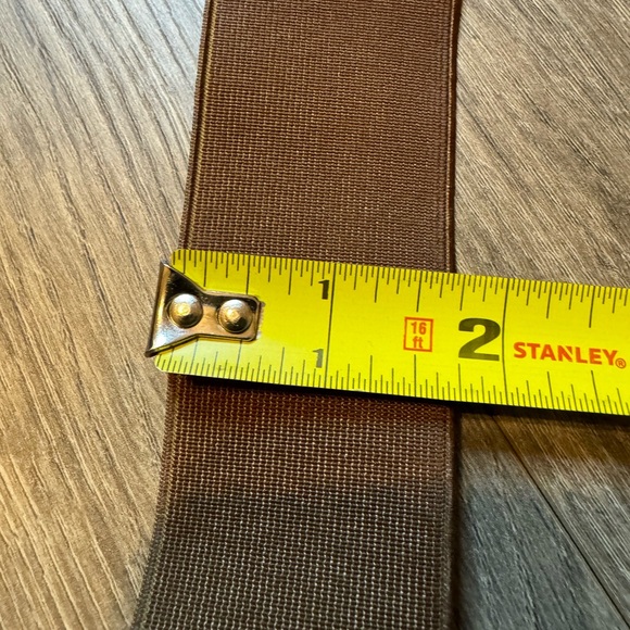 NWT Woodland Creek Brown Multicolored Horse Adult Suspenders Size 49 inches - Picture 5 of 14